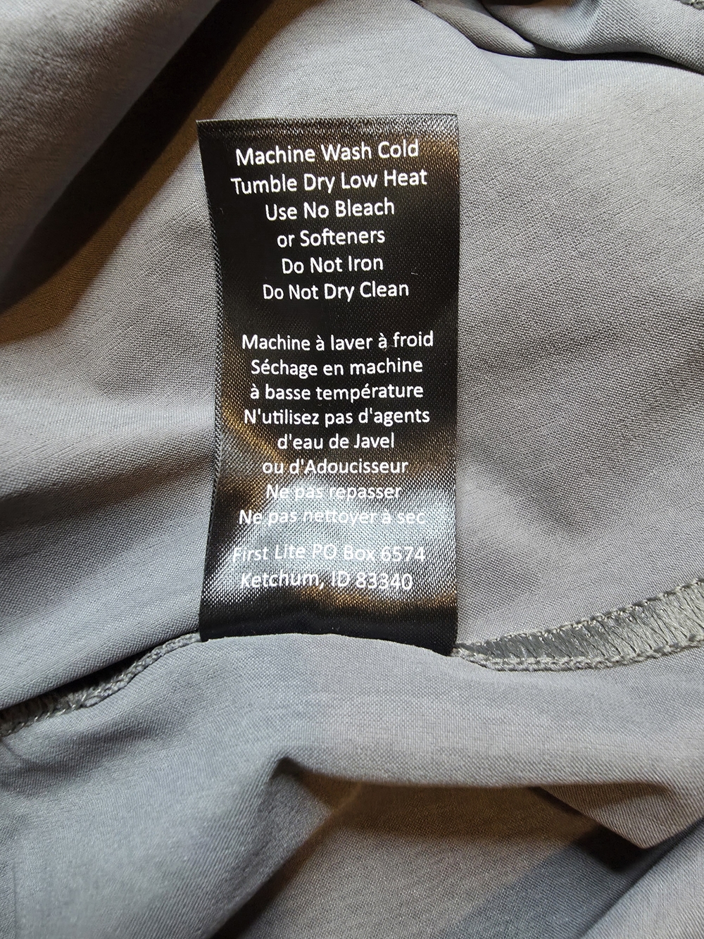 First Lite Gray Men's Hybrid Outdoor Shorts - Picture 7 of 8